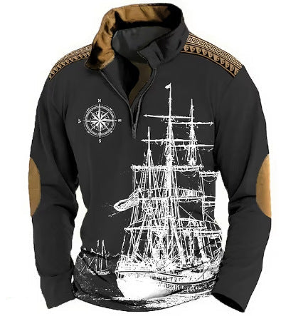 Eero™ | Maritim Henley-shirt til mænd